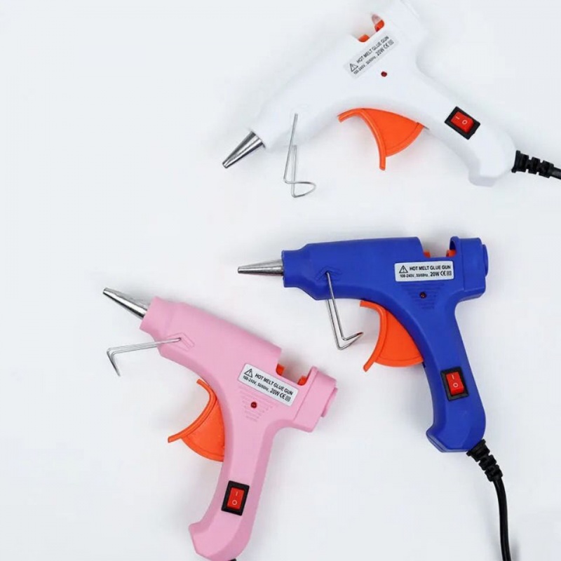 热熔胶枪家用手工diy通用型热熔胶棒儿童学生迷你热熔胶枪20w胶枪赛德