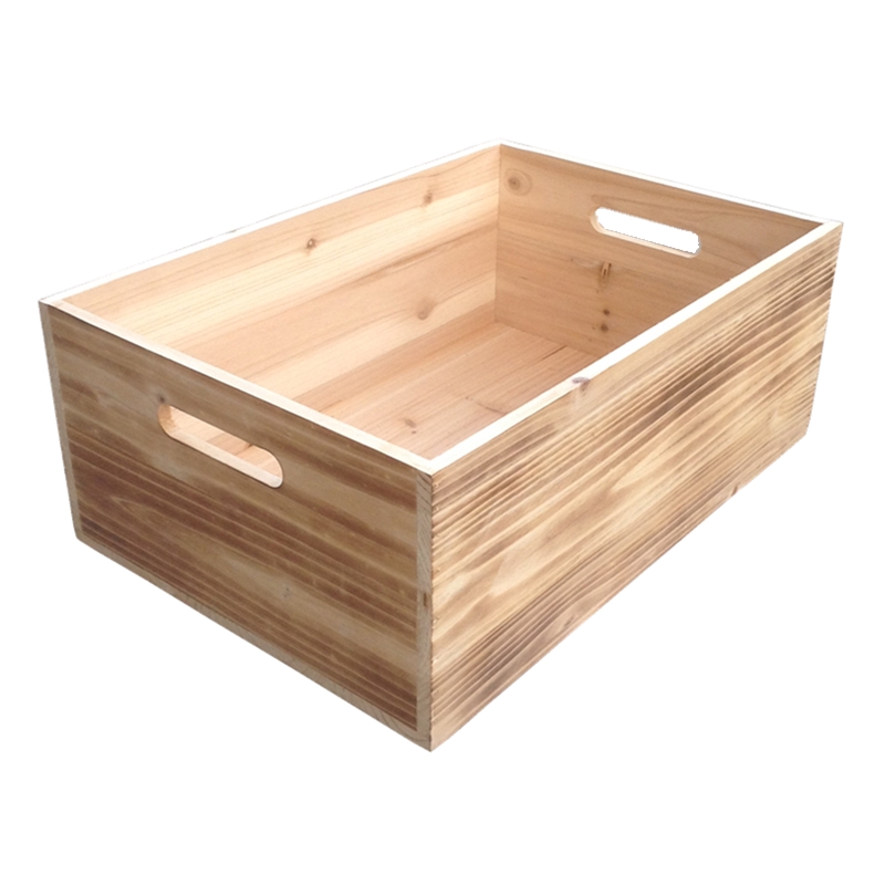 实木箱子储物箱无盖木盒木质长方形工具木箱超市水果木框红酒箱摆设