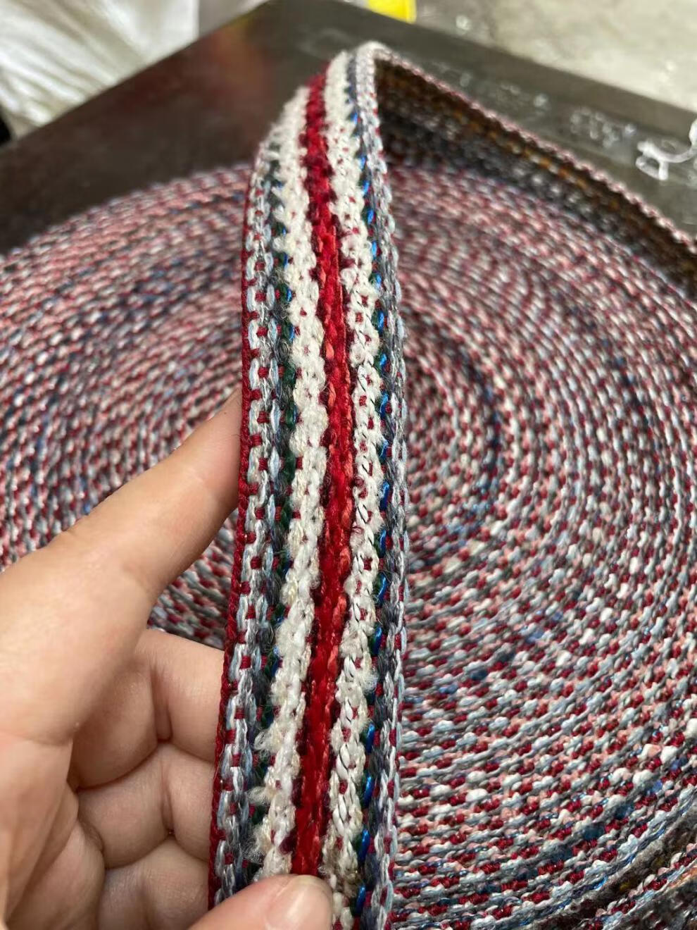 加厚货车绑绳棉扁绳子耐磨防滑扁带空调吊装绳捆绑绳布带涤棉带 宽5