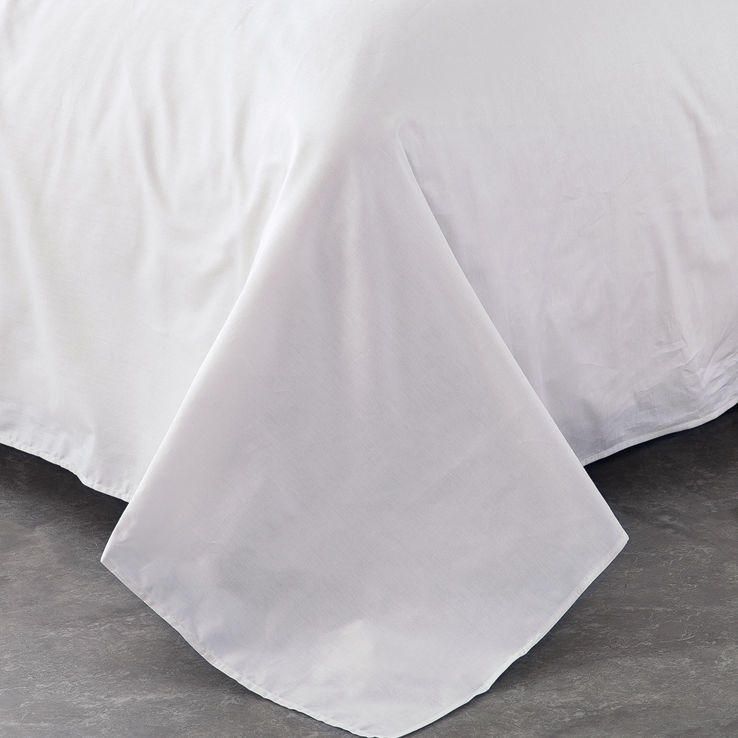 白色宾馆四件套专用床单被套民宿酒店医院4件套床上用品白色普通款15