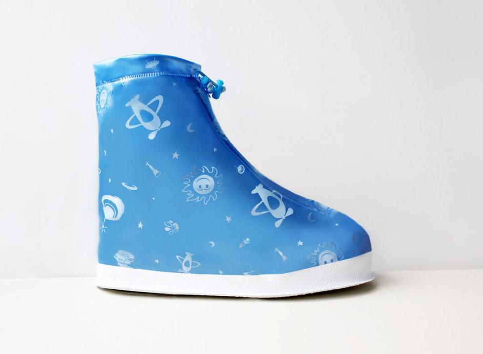 儿童雨鞋套男女童防滑耐磨加厚可爱卡通宝宝小孩幼儿园学生雨靴套子