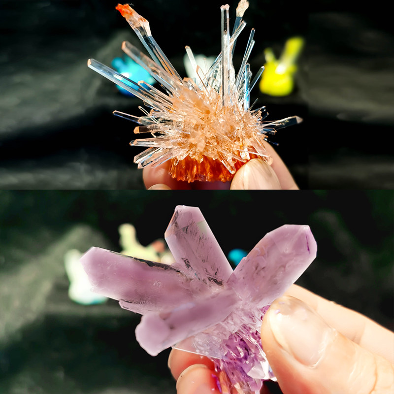 2022新款培养种水晶儿童科学小实验套装diy手工可生长水晶小学生实验