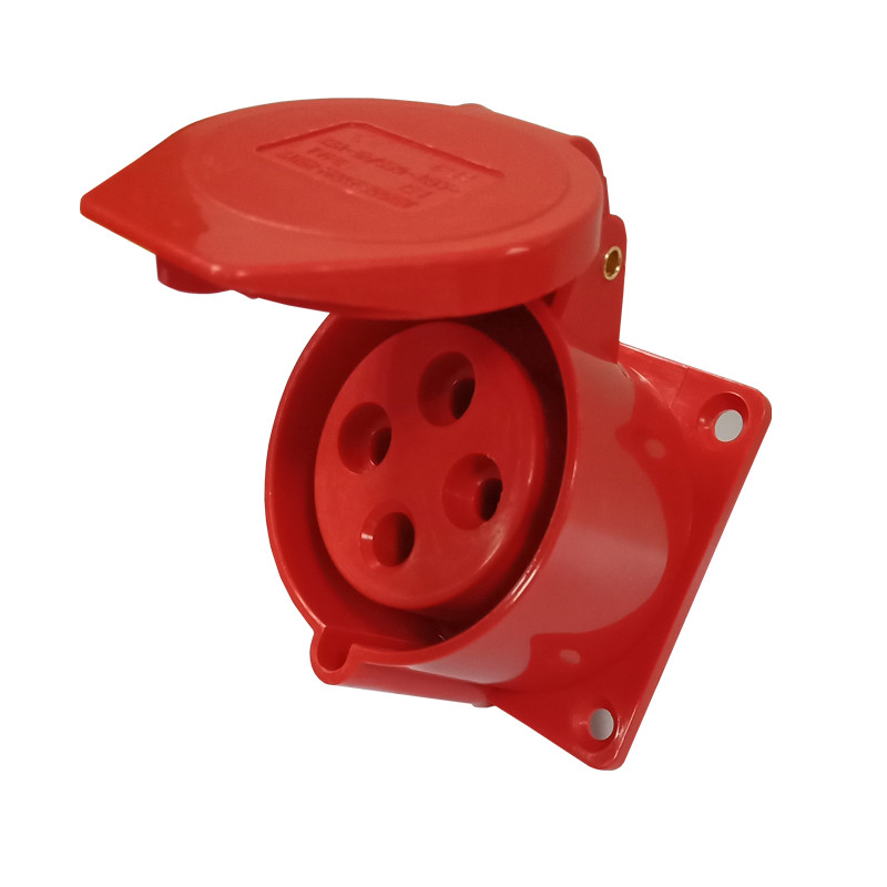 防爆插头插座220v 工业插头插座连接器380v工业插头16a防水插头 {母座