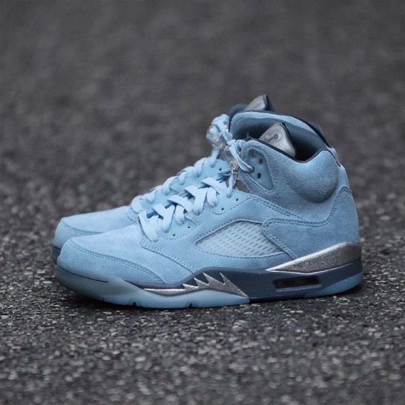 【现货】耐克air jordan 5 aj5兰尼复古球鞋 cd2720-400 水晶底轻微