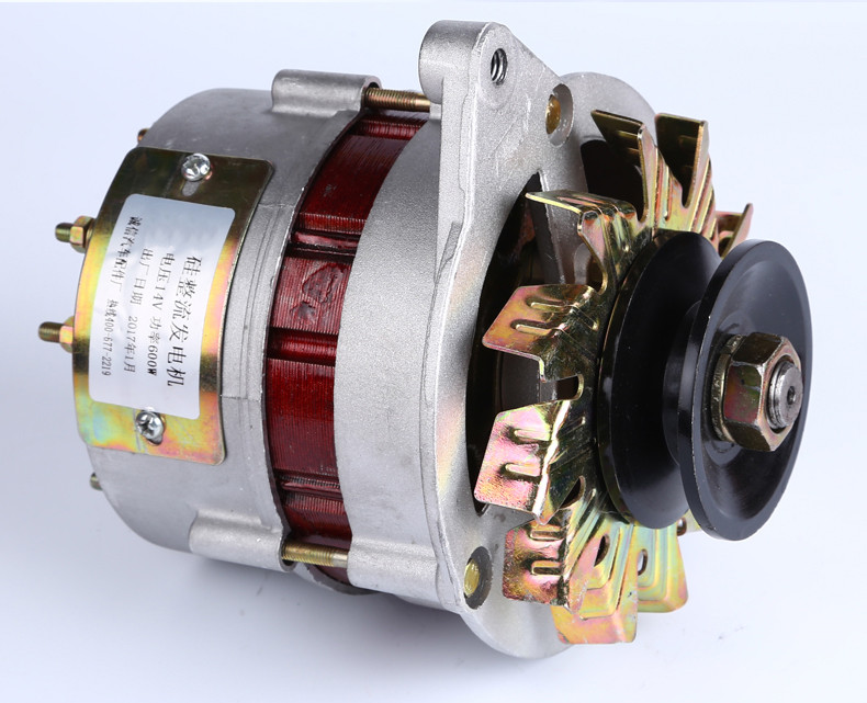 农用车硅整流交流发电机纯铜汽车叉车三轮车农机柴油机24伏小型纯铜线