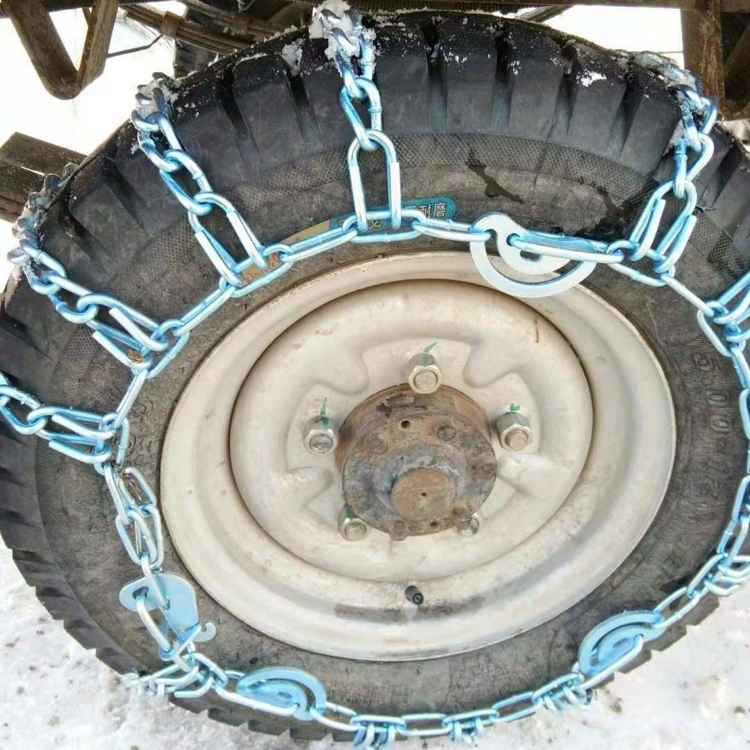 三轮车防滑链500-12加粗加密450-12轮胎农用汽车雪地防滑链条通用 特