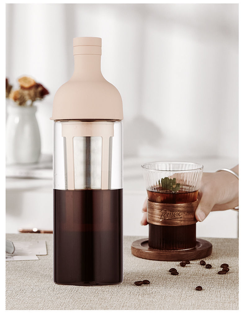 夏季冷泡冷萃咖啡壶耐热式冰萃玻璃壶冷水壶密封冰滴咖啡家用热泡