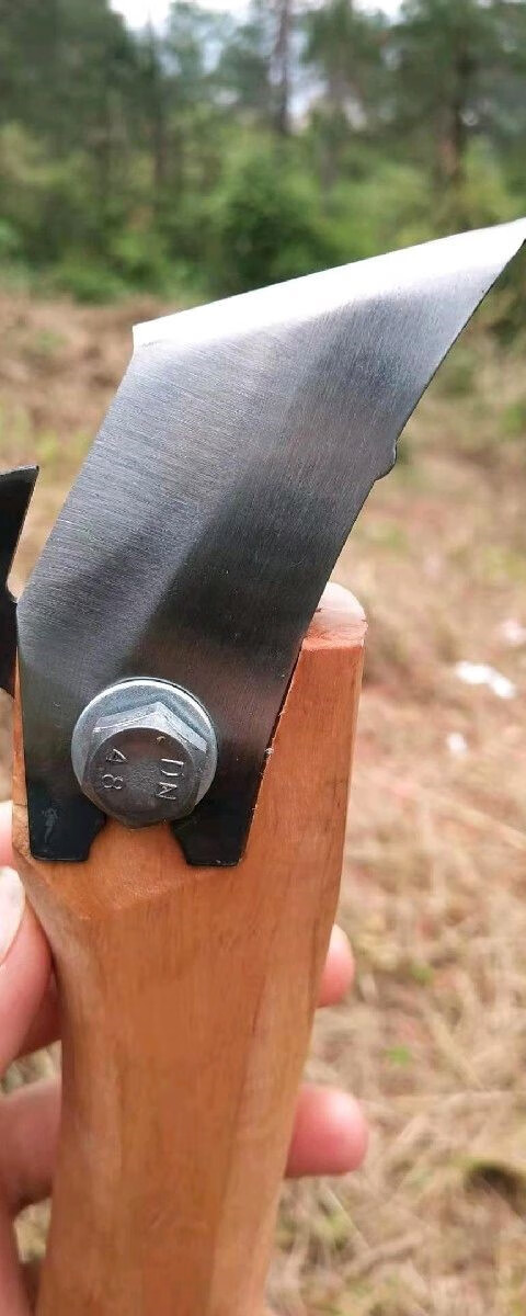 凭霄 松油刀日本进口钢skd11松脂薄广西刀采脂刀松香刀省力刀王割松油