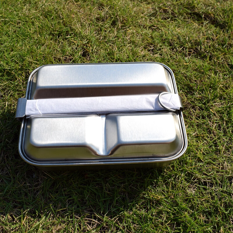 05单兵饭盒新德式304加厚饭盒单兵野外炊具便当野营套餐05新德式银色