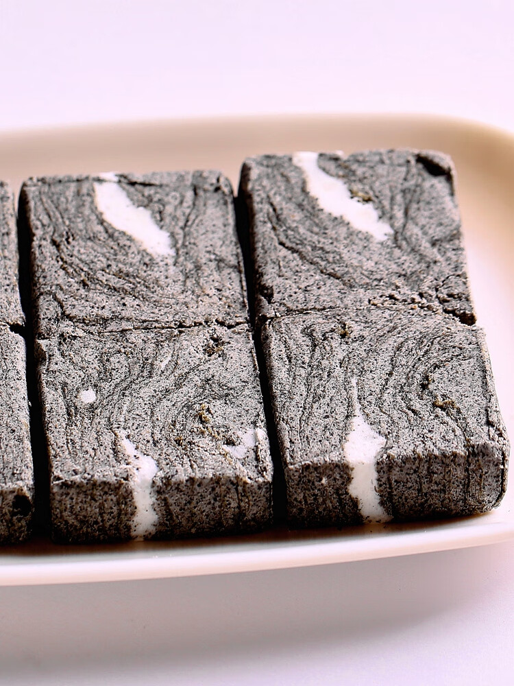 黑芝麻酥糖杭州塘栖古镇法根椒盐重麻酥糖老式传统休闲点心芝麻酥 500