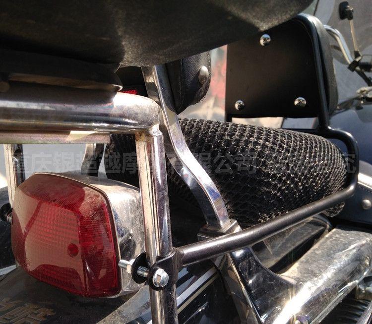 适用豪爵铃木悦酷gz150a后货架尾箱架gz150e摩托大撑脚架尾架改装配件