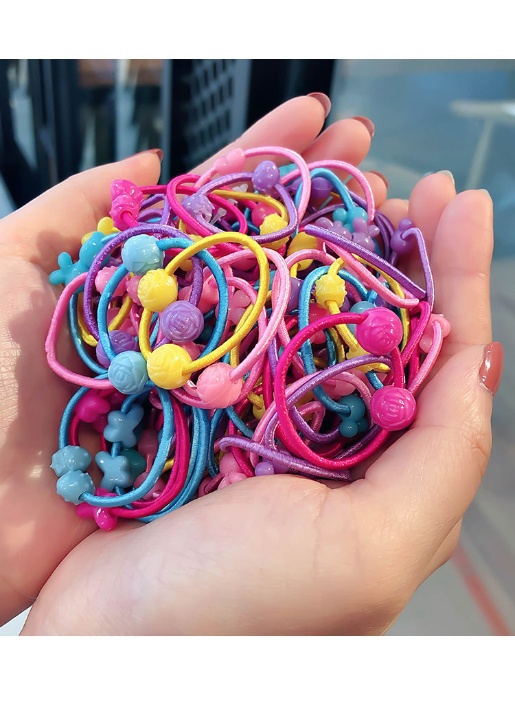 精选好礼儿童不伤发头绳小皮筋高弹力宝宝扎头发橡皮筋小女孩公主女童