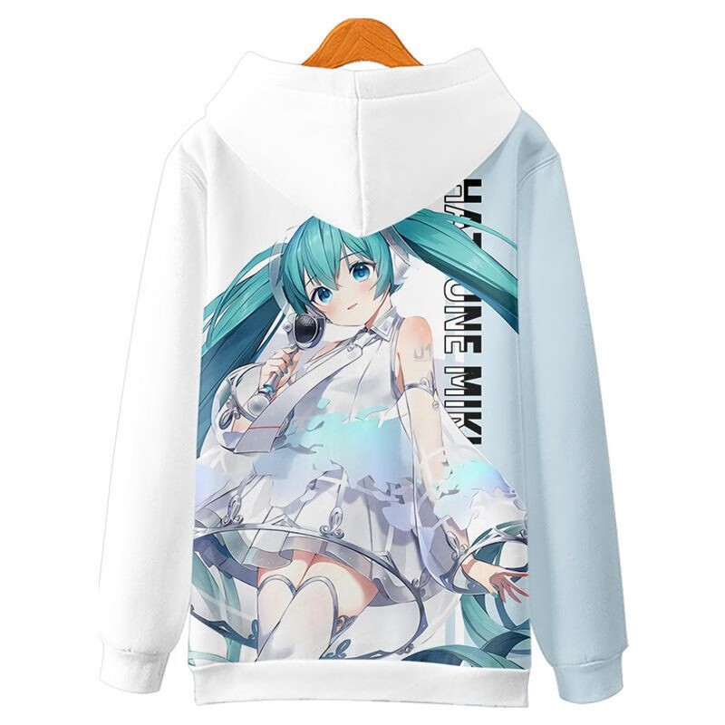 麟月初音未来周边连帽卫衣男女动漫二次元cos痛衣服miku外套衣服秋冬