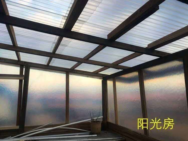 透明彩钢瓦阳台效果图图片