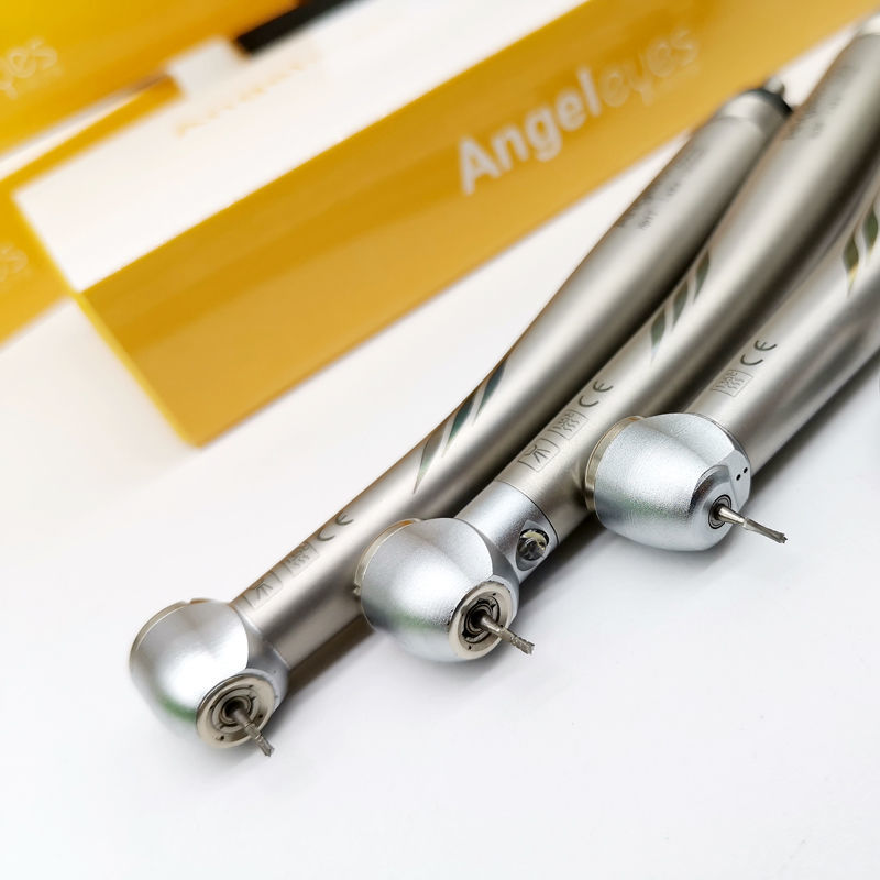 牙科手机带灯光高速口腔手机陶瓷轴承按压取针三点雾化涡轮牙钻四孔