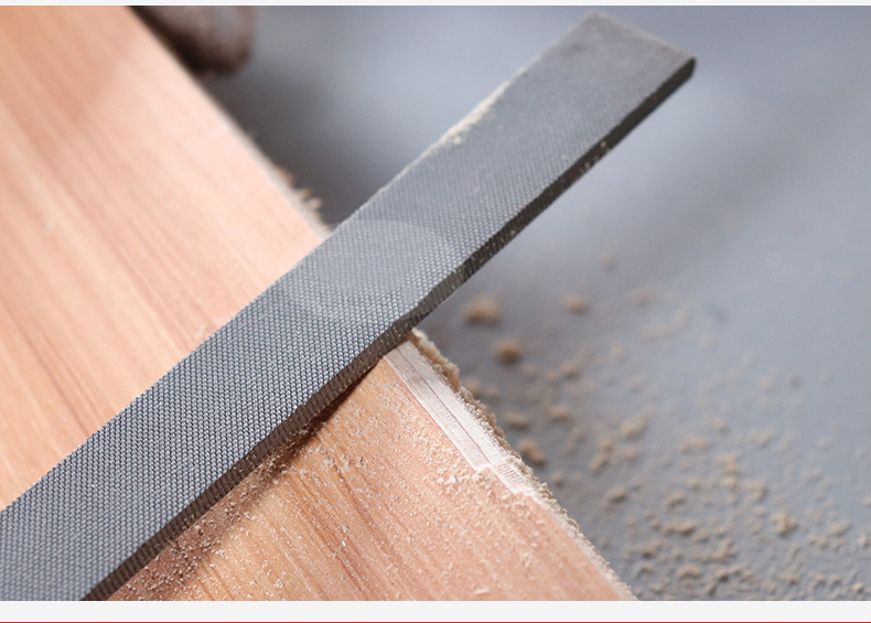 柯甄锉刀钢锉扁平挫刀大板锉粗中细齿木工搓磨铁矬子金属打磨工具6寸