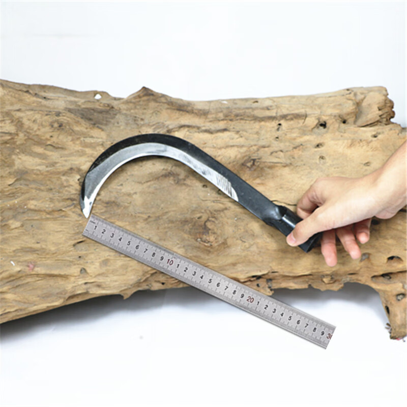 多瑙梦镰刀农用收割秸秆割草户外高粱玉米秸秆芦苇锰钢镰刀农具除草刀