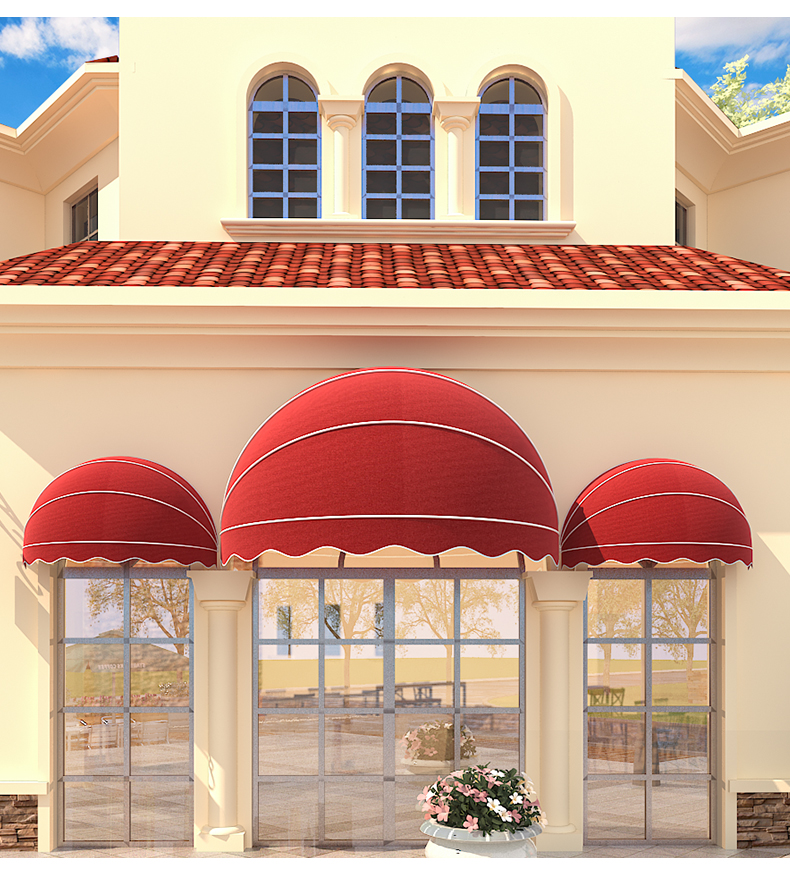 艾美佳airmega法国进口面料户外遮阳棚折叠西瓜棚咖啡厅装饰篷门面