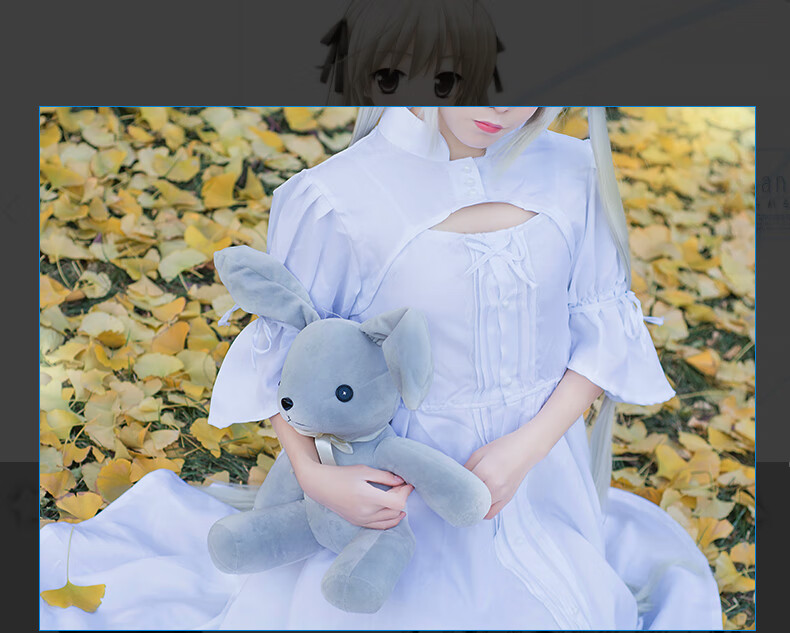 穹妹cos服 猫老师春日野穹洋装制服全套缘之空cosplay女装穹妹白色