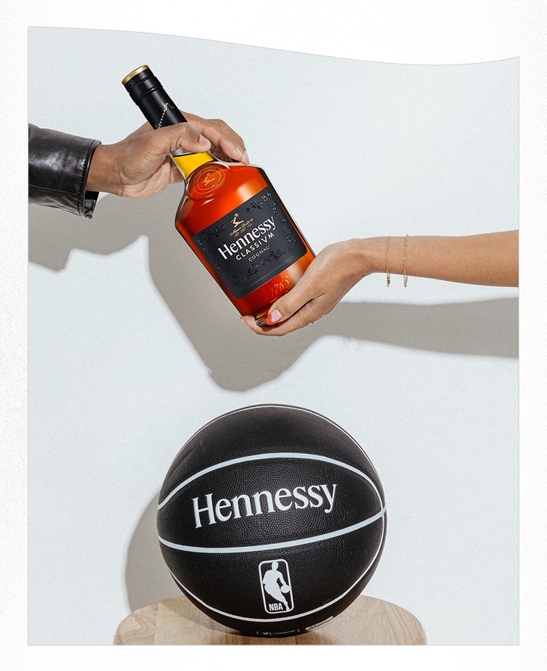 轩尼诗新点nba特别版hennessy干邑白兰地法国洋酒700ml