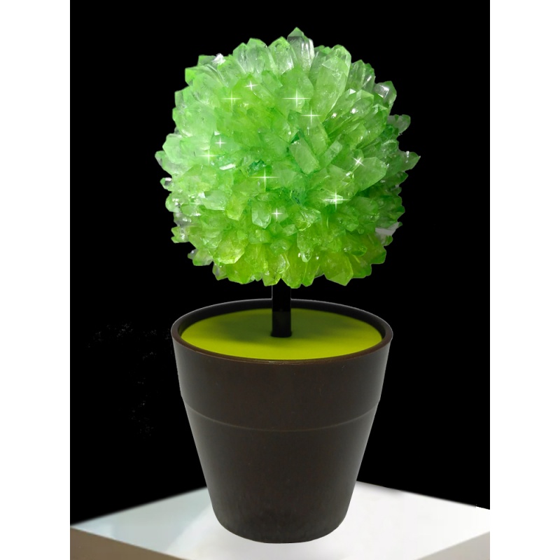 魔法水晶花生长水晶种植儿童科学小实验套装自种趣味结晶玩具 蓝 璀璨