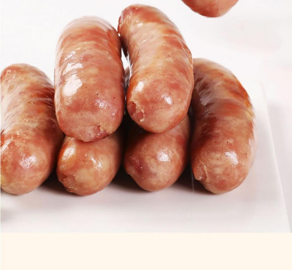 源之香地道肠 火山石烤肠香肠90%纯肉纯猪肉肠热狗肠烧烤食材 90%纯