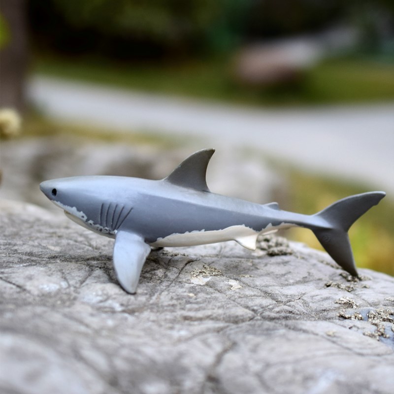 定制思乐鲸鱼海豚14808虎鲸模型14807海动物儿童玩具小虎鲸带标长约