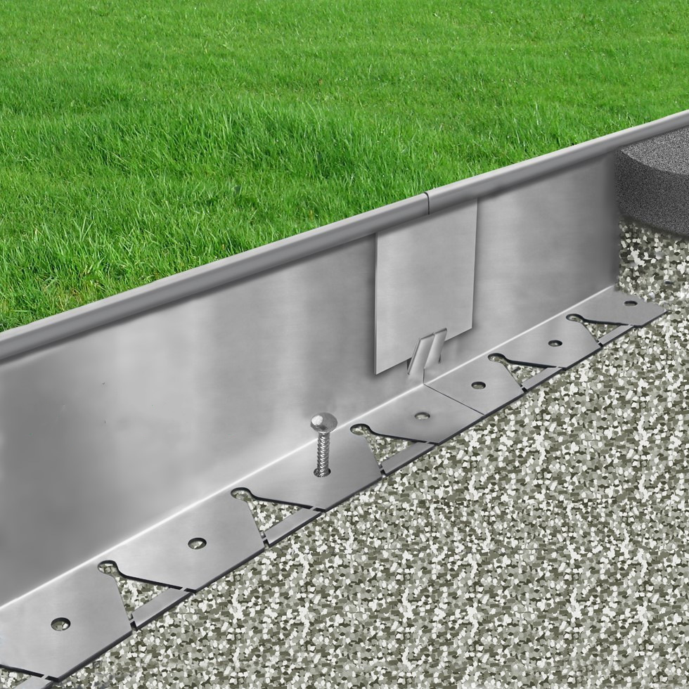 304不锈钢园林景观绿化草石隔离带挡土板隔根板阻根带金属隔离带 高50