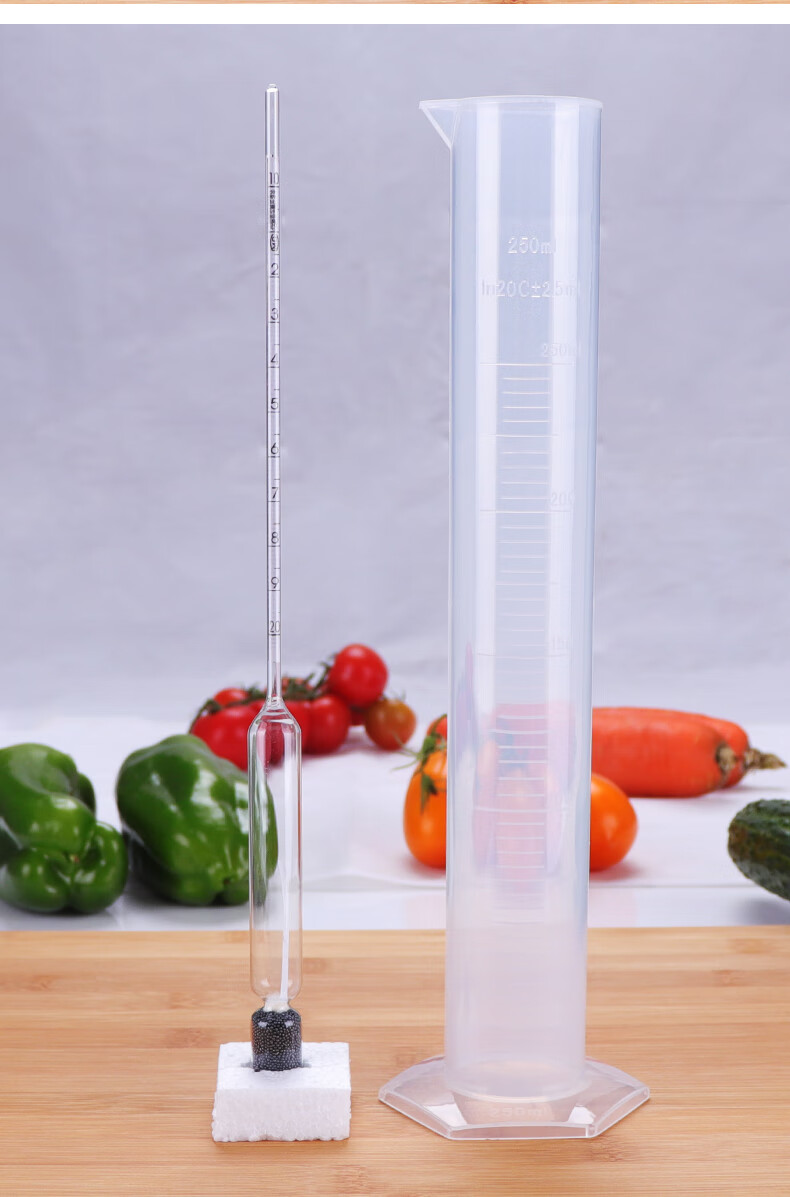 凉皮面浆浓度比重计波美计米浆面糊液体测试浓度测量仪密度计035比重