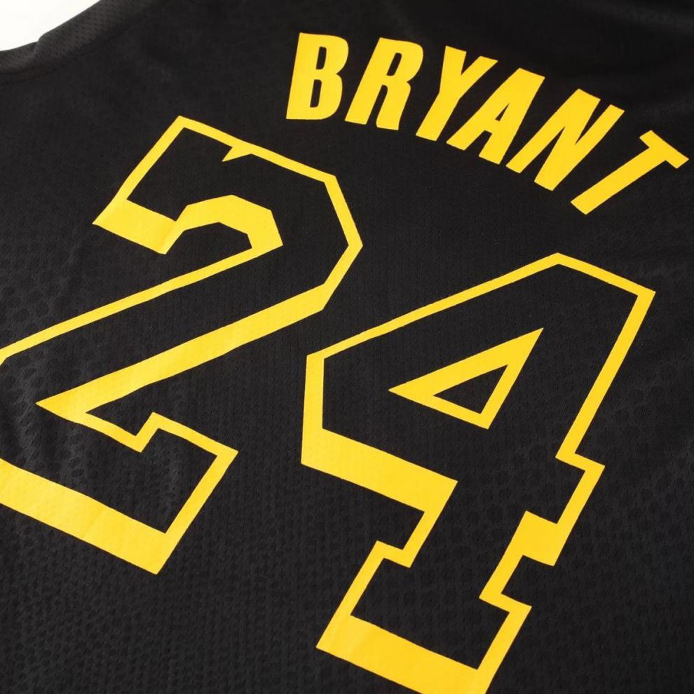 腾讯体育同款湖人科17比24号黑曼巴球衣前8后24纪念版篮球服单上衣