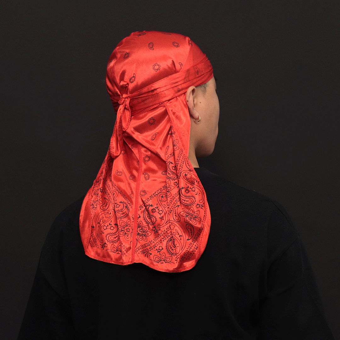 头巾帽durag嘻哈腰果头巾男女hiphop嘻哈头套饶舌街球nba街舞头巾包头