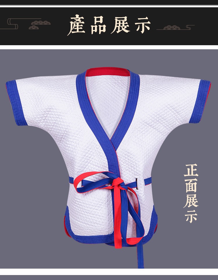 中国式摔跤跤衣红蓝传统式摔跤衣服中式摔跤衣褡裢加厚棉布摔跤服裤子
