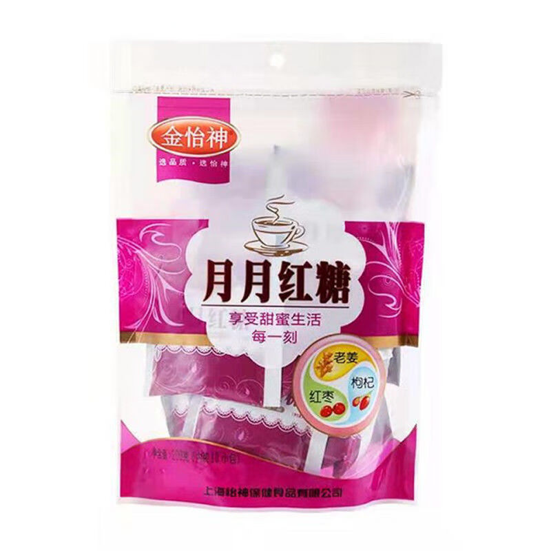 金怡神红糖姜茶养生老姜独立小包装 阿胶红糖200g*3袋