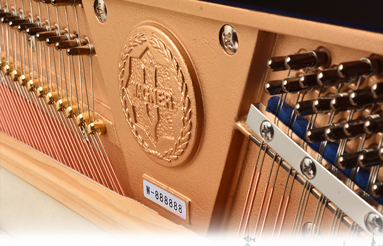 瓦格纳wagner立式钢琴naw600原装进口126高度儿童初学成人考级通用110