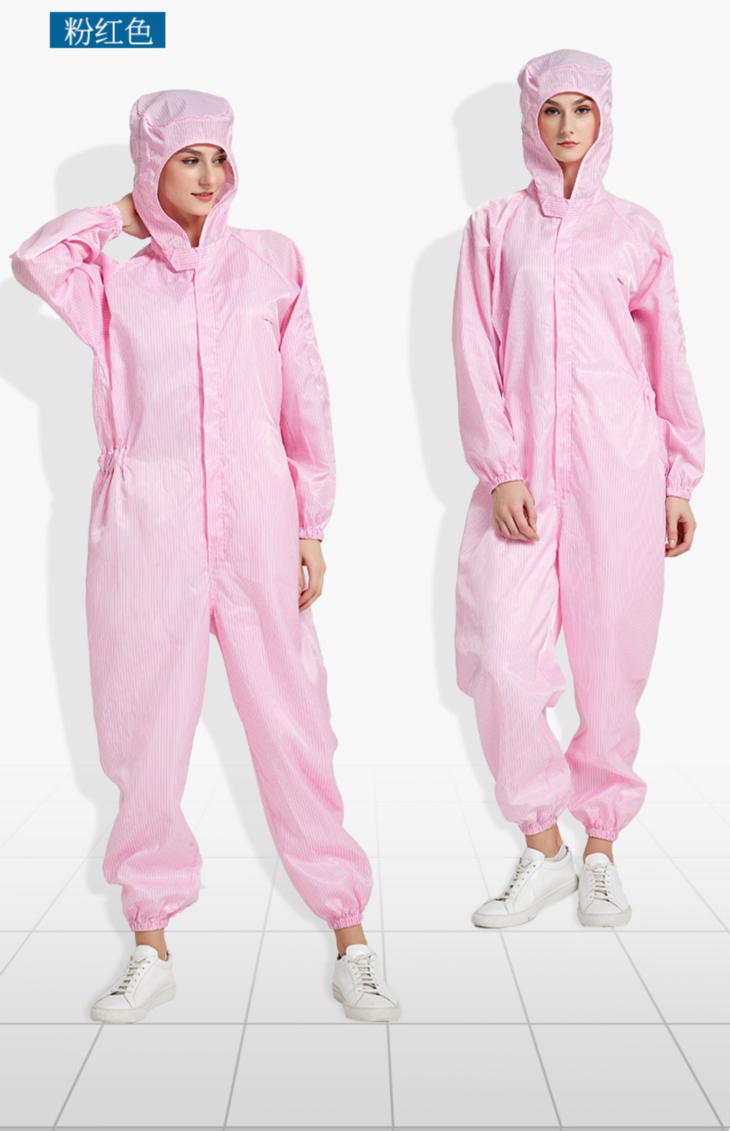 可开票连体连体连帽无尘服无尘衣防静电连体服洁净服喷漆服防尘防护