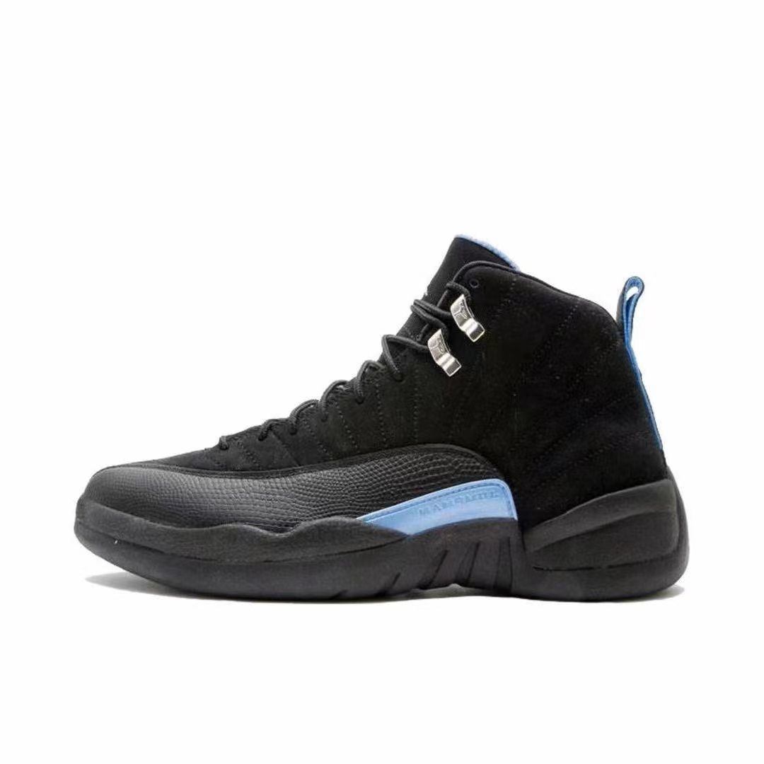 乔12篮球鞋2世界杯黑白金复活节金扣男女鞋高帮碳板气垫运动鞋白金36