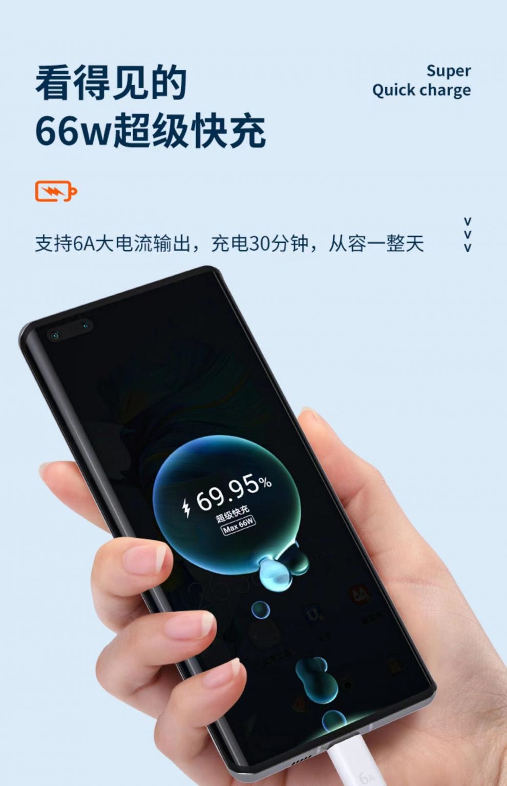 原装充电器头适用于荣耀magic4充电器66w快充honor荣耀magic 【66w】