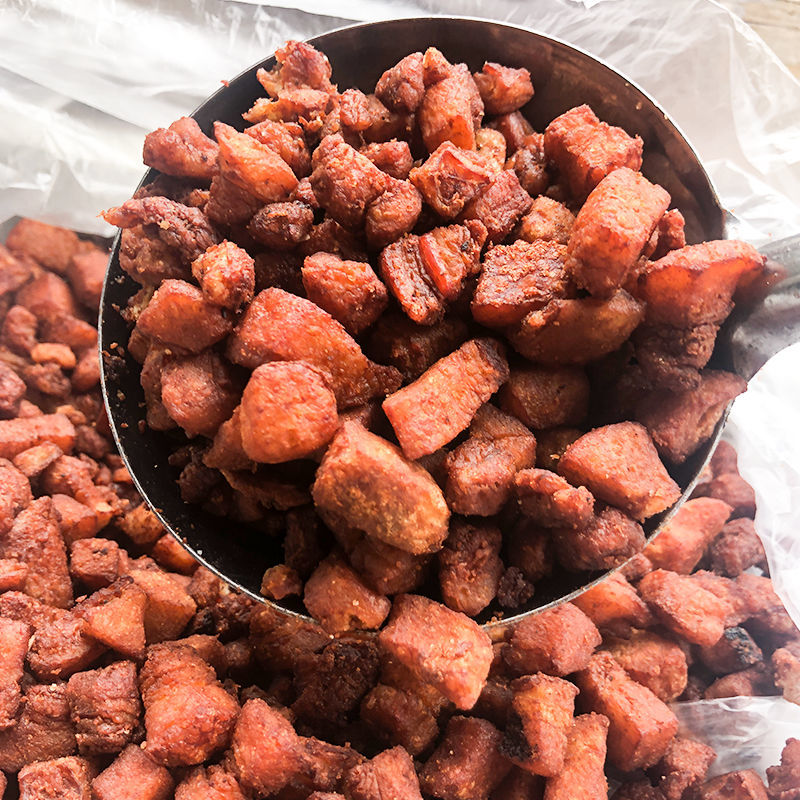 脆哨贵州产正宗贵阳软哨风味哨子香酥脆肉脯臊色猪背肉精哨子 脆哨