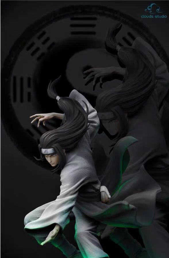 柔拳八卦掌gk模型雕像玩具动漫礼物 日向宁次28cm【带底座】【图片