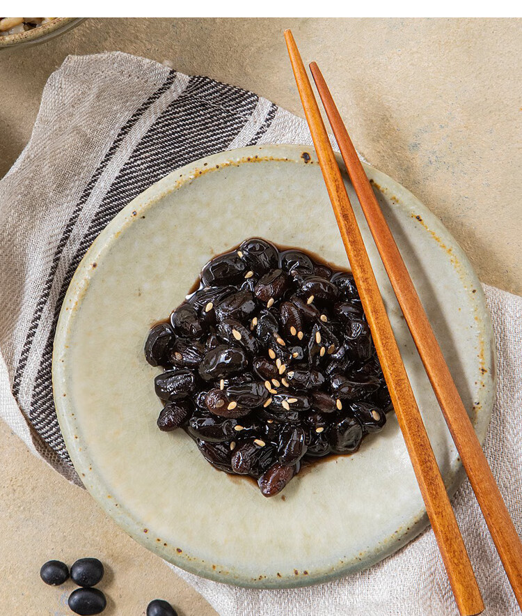 膳府酱黑豆70g韩国膳府酱黑豆罐头韩国进口咸菜泡菜下饭菜韩国酱黑豆