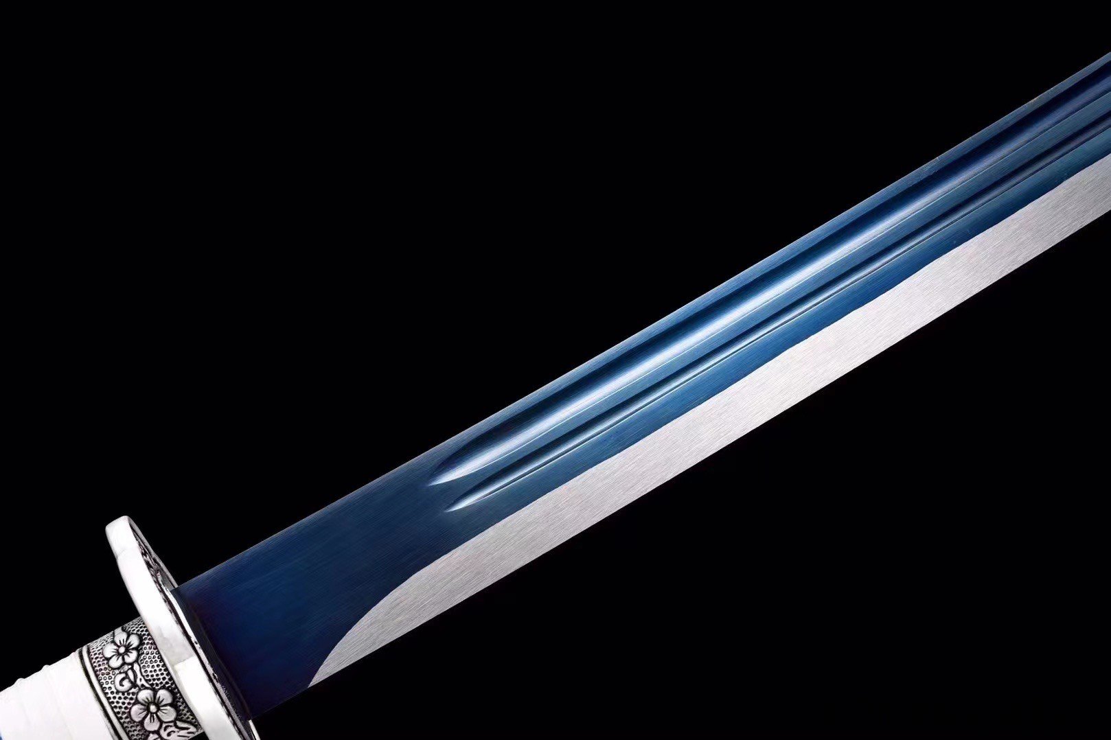 黑金古刀龙泉市一体刀剑车载防身冷武术刀绣春刀唐横刀未开刃 黑色