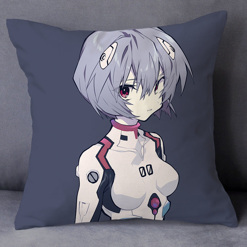 绫波丽抱枕头靠背靠垫绫波丽长发eva新世纪福音战士cos漫画周边定制