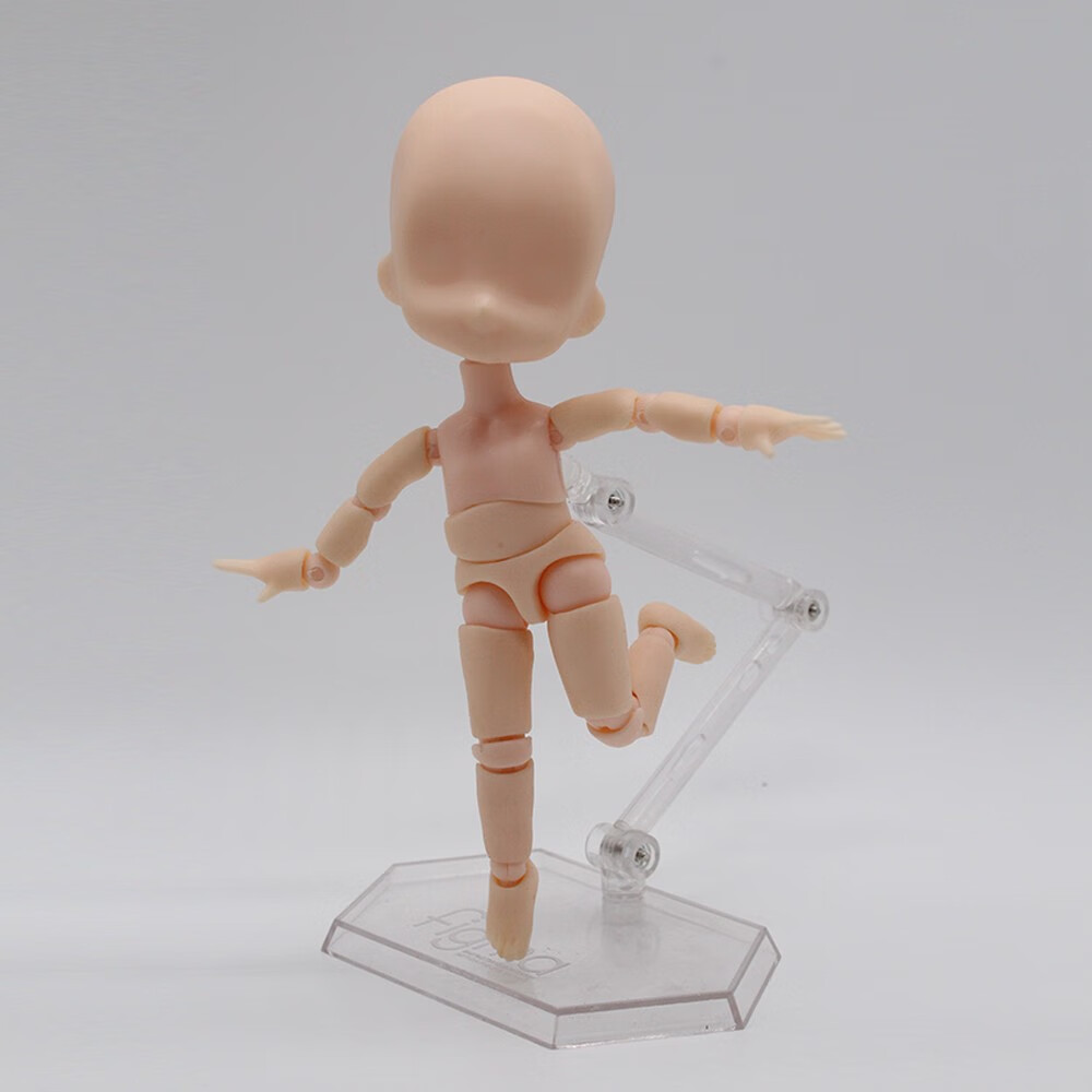 素体人偶小孩男女 shf关节可动 figma ob11美术绘画写生模型摆件 一代