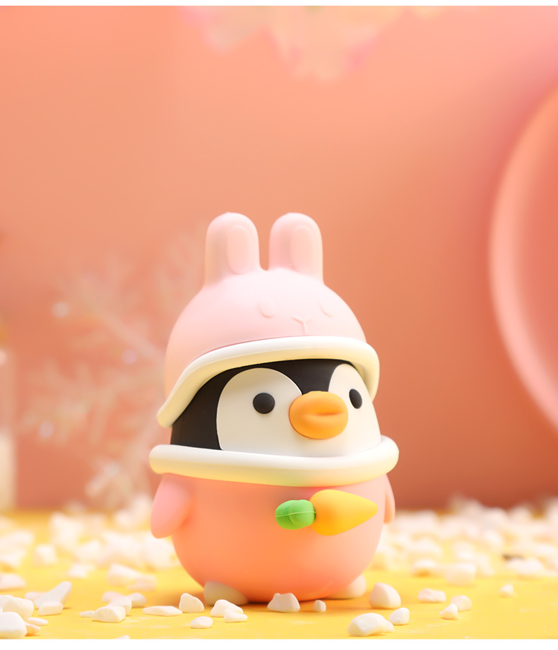 晨光文具橡皮企鹅pupu联名盲盒手办橡皮擦十二生肖卡通生日礼物礼品高