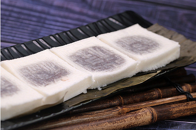 梁弄大糕江南特色小吃豆沙糕米糕发糕蒸大糕早餐点心传统手工糯米糕点