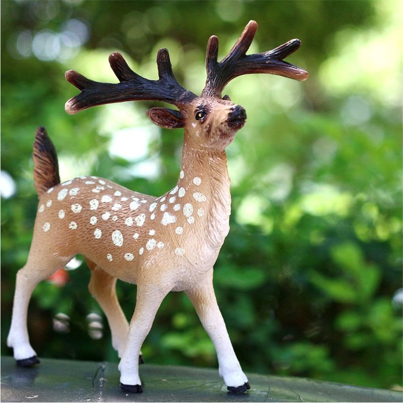 适用于儿童玩具野生动物世界 仿真老虎狮子模型马奶牛 大象玩具男孩