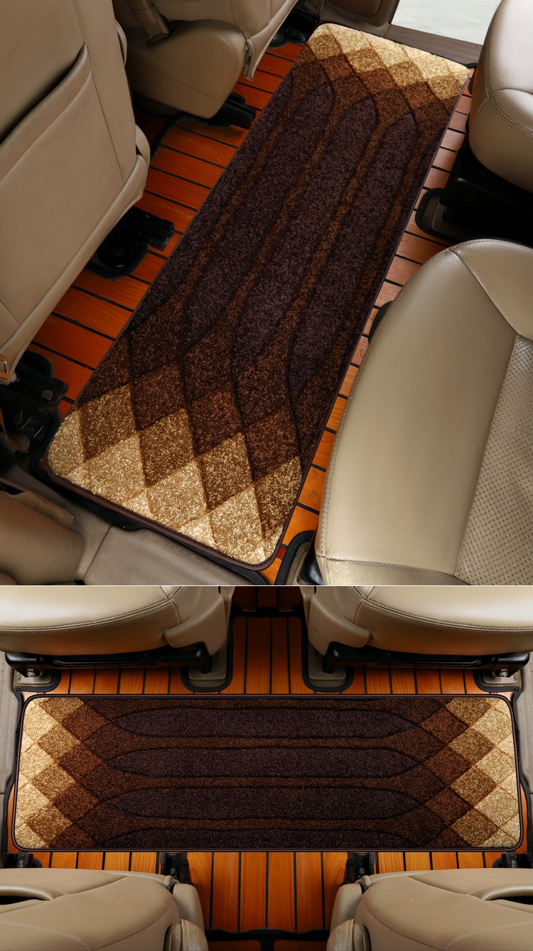 车邦士商务车中排地垫地毯式脚垫迎宾毯防水易清理适用于大通g20柏林