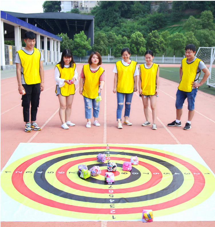 沙包投掷盘地摊掷准盘户外团建拓展训练道具子室内投掷游戏器材15米