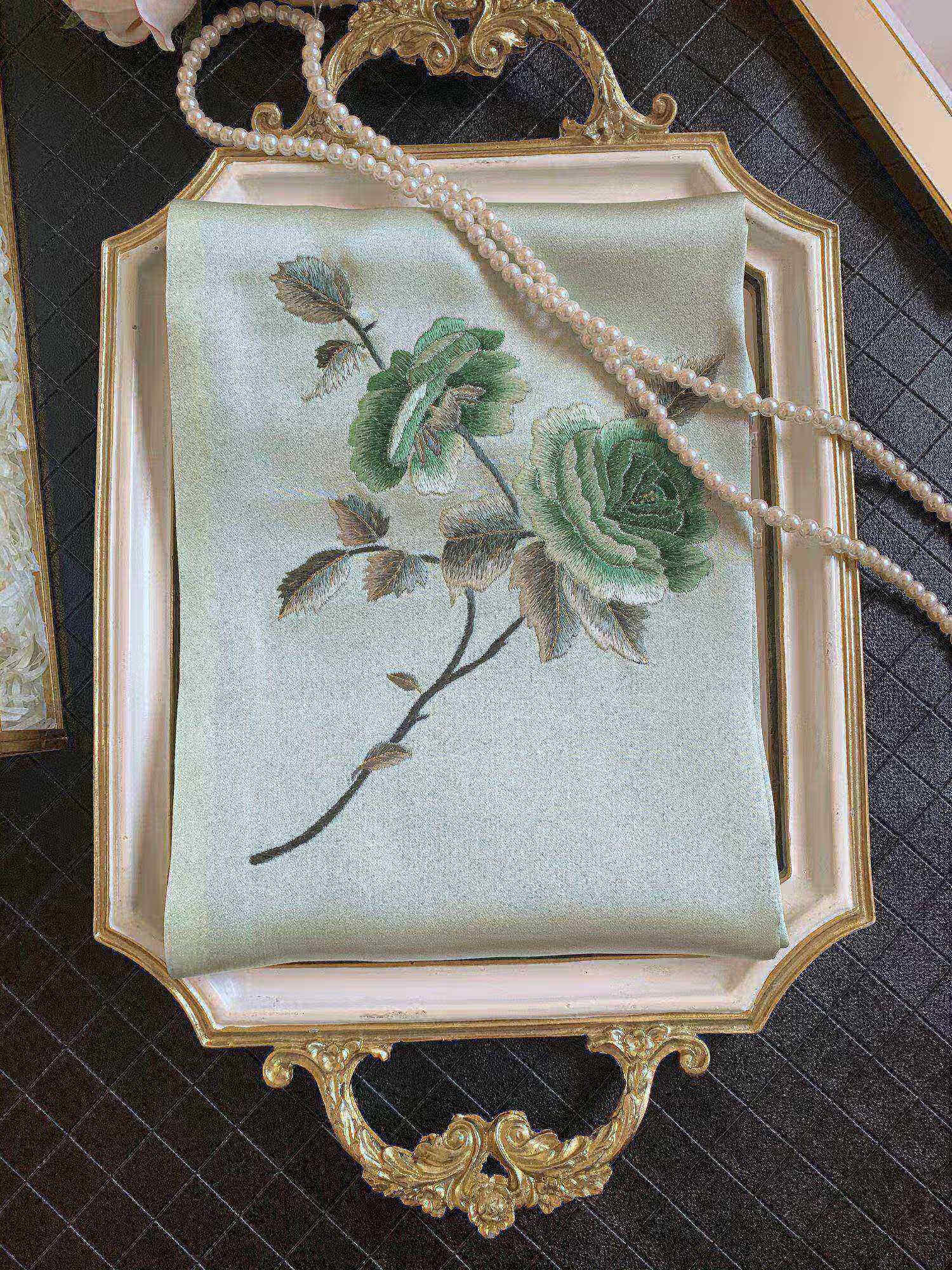 苏州刺绣丝巾女桑蚕丝真丝纯手工苏绣杭州丝绸礼盒装送礼夏妈妈中年