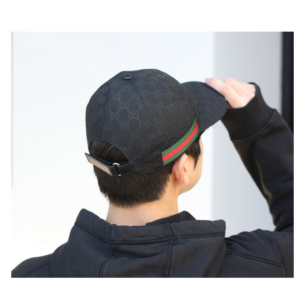 gucci 古驰 男女通用棉质经典双g花纹图案鸭舌帽子棒球帽送男友送女友